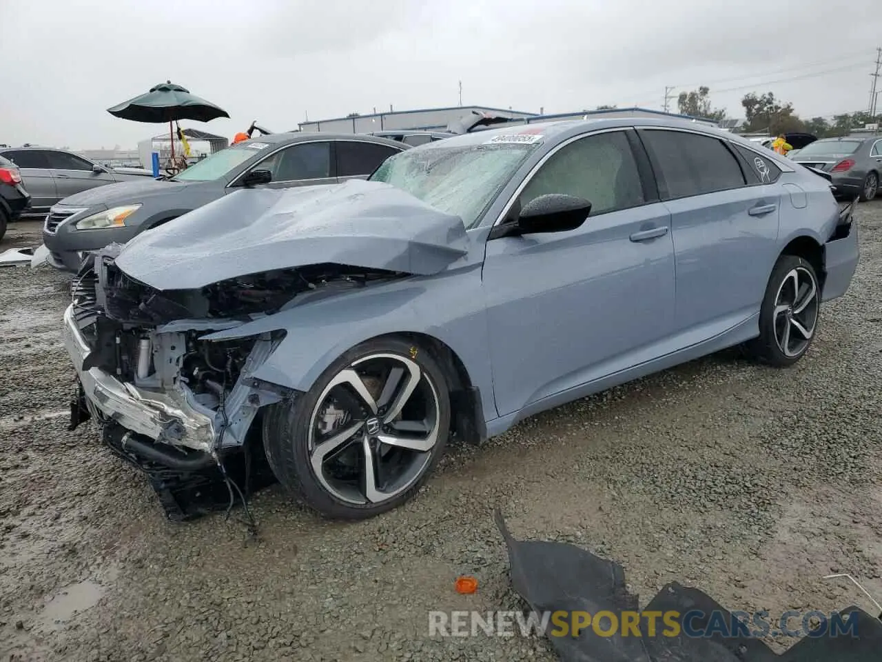 1 Photograph of a damaged car 1HGCV1F35NA109028 HONDA ACCORD 2022