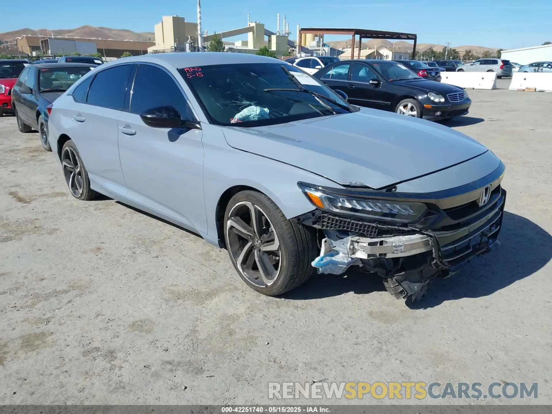 1 Photograph of a damaged car 1HGCV1F36NA013814 HONDA ACCORD 2022