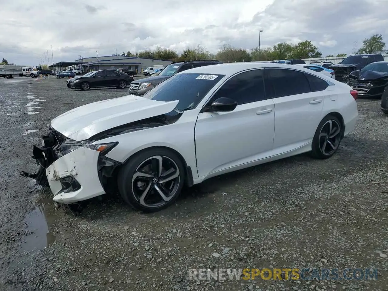 1 Photograph of a damaged car 1HGCV1F36NA112018 HONDA ACCORD 2022