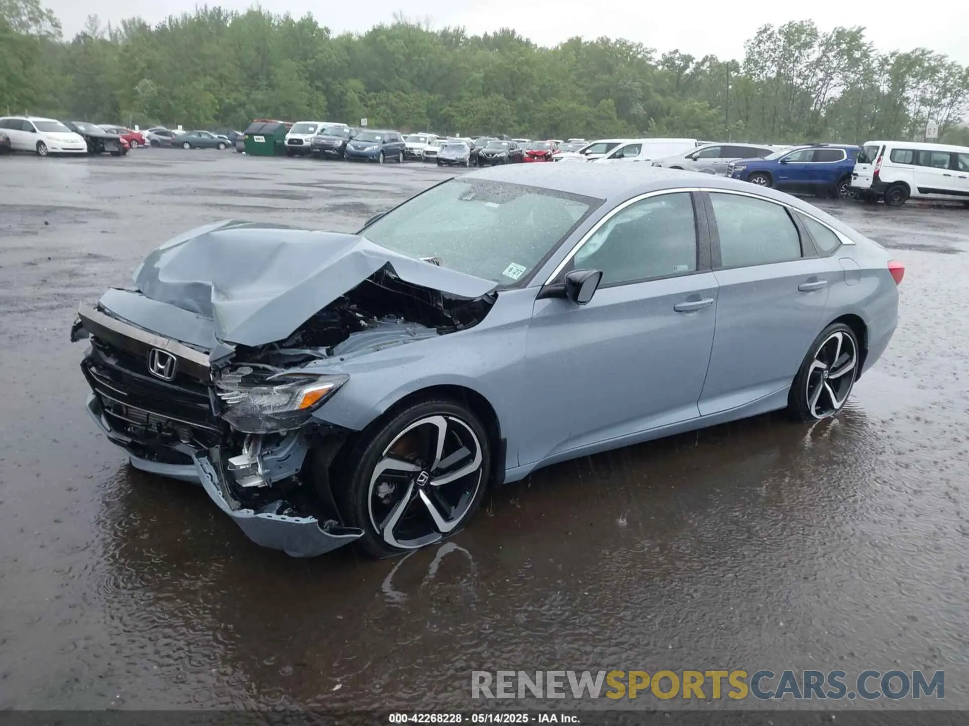 2 Фотография поврежденного автомобиля 1HGCV1F37NA075335 HONDA ACCORD 2022