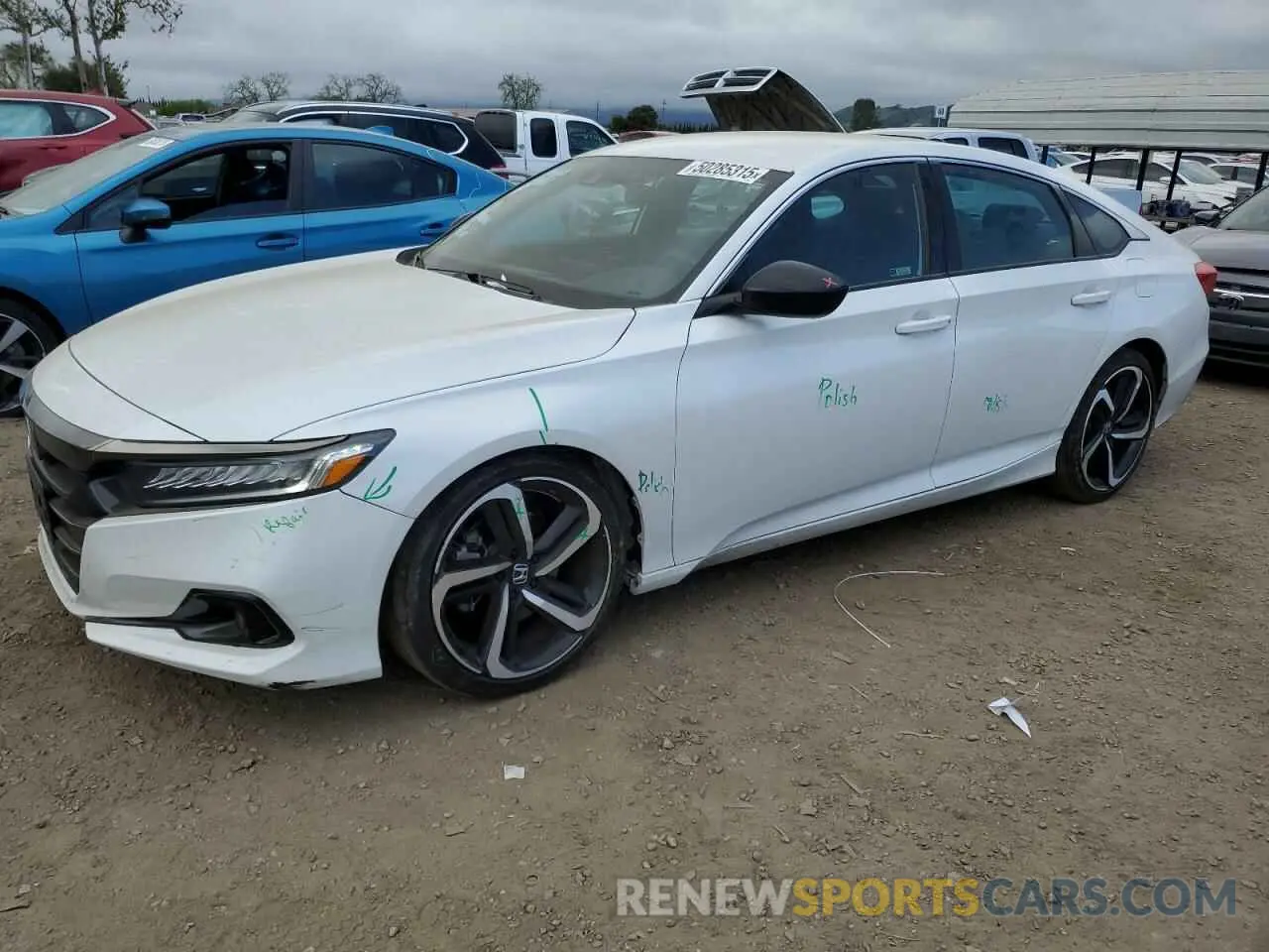 1 Фотография поврежденного автомобиля 1HGCV1F37NA090255 HONDA ACCORD 2022