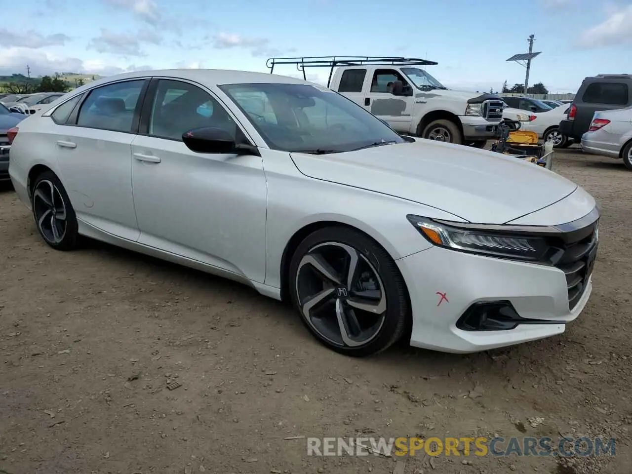 4 Фотография поврежденного автомобиля 1HGCV1F37NA090255 HONDA ACCORD 2022