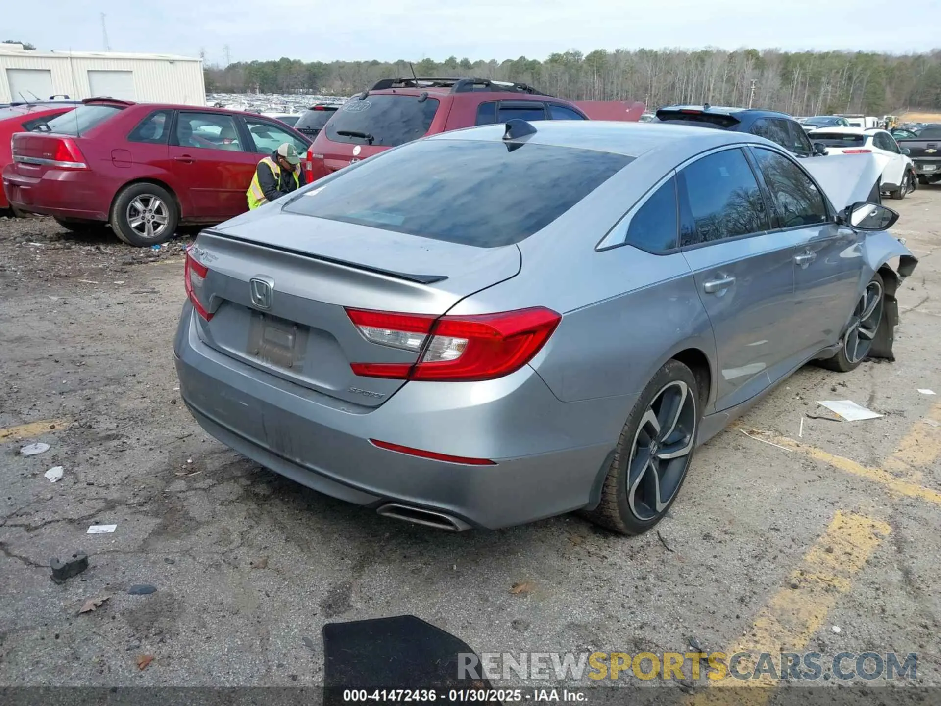 4 Фотография поврежденного автомобиля 1HGCV1F37NA100346 HONDA ACCORD 2022