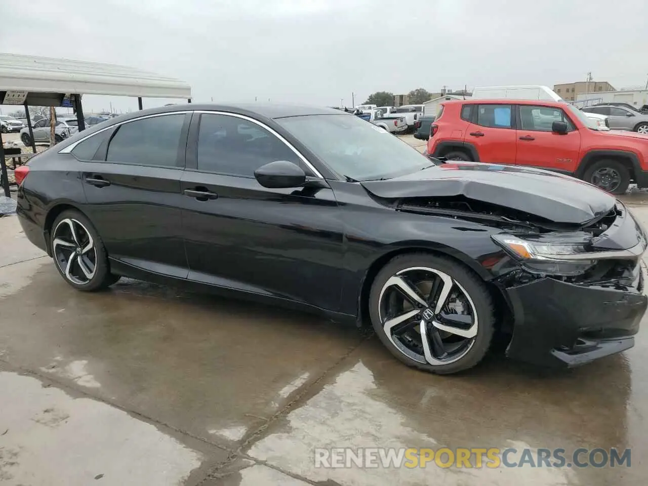 4 Фотография поврежденного автомобиля 1HGCV1F37NA106843 HONDA ACCORD 2022