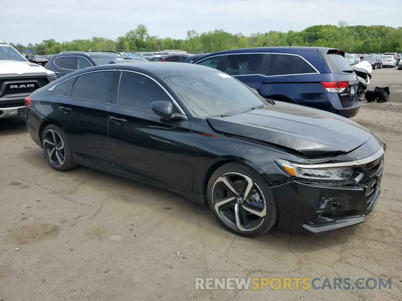 4 Photograph of a damaged car 1HGCV1F37NA111265 HONDA ACCORD 2022