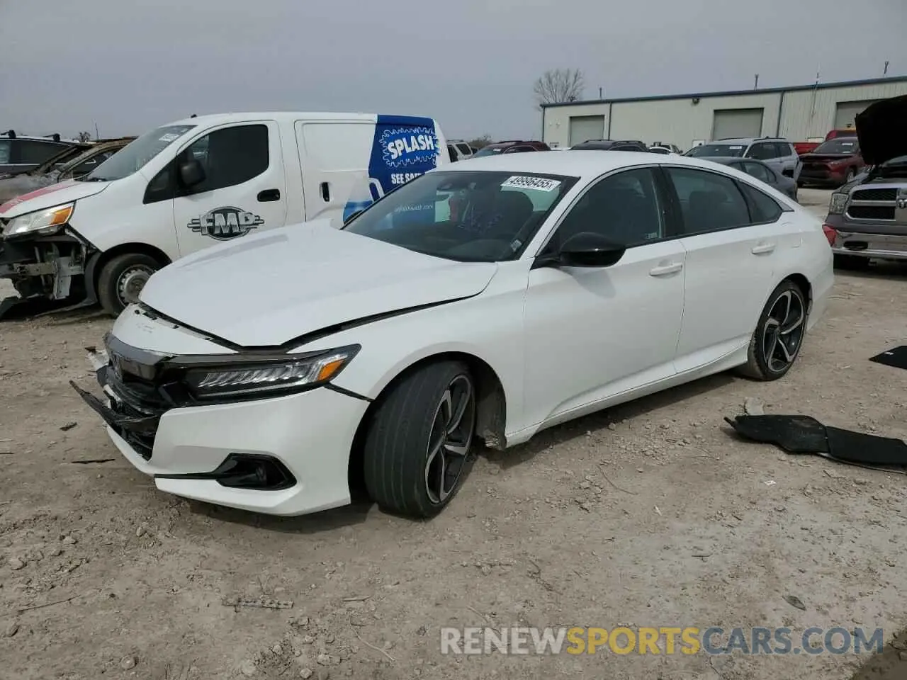 1 Photograph of a damaged car 1HGCV1F37NA116479 HONDA ACCORD 2022