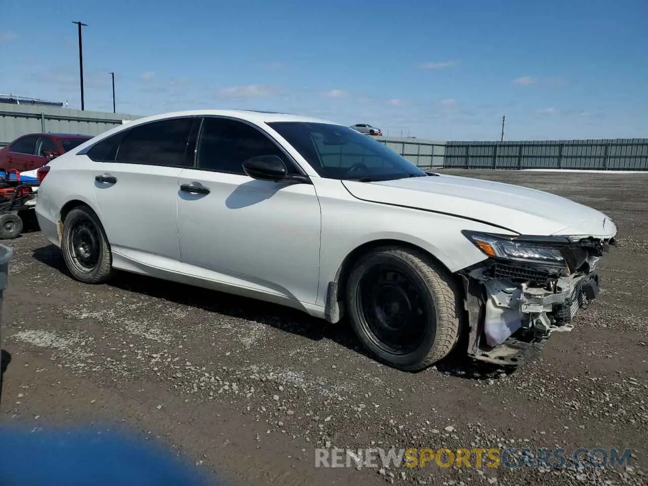 4 Фотография поврежденного автомобиля 1HGCV1F37NA801713 HONDA ACCORD 2022