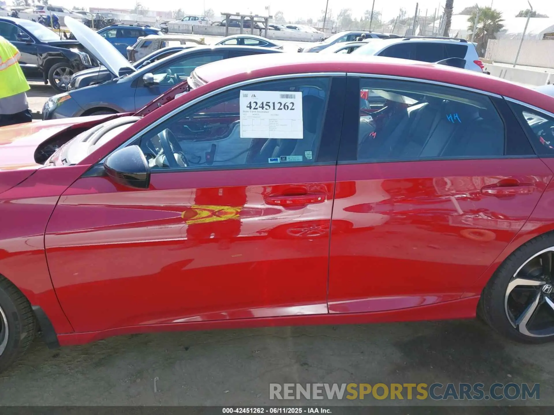 15 Фотография поврежденного автомобиля 1HGCV1F38NA018609 HONDA ACCORD 2022