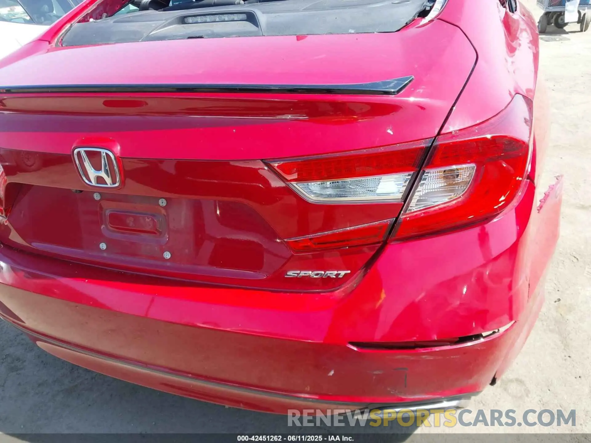22 Фотография поврежденного автомобиля 1HGCV1F38NA018609 HONDA ACCORD 2022
