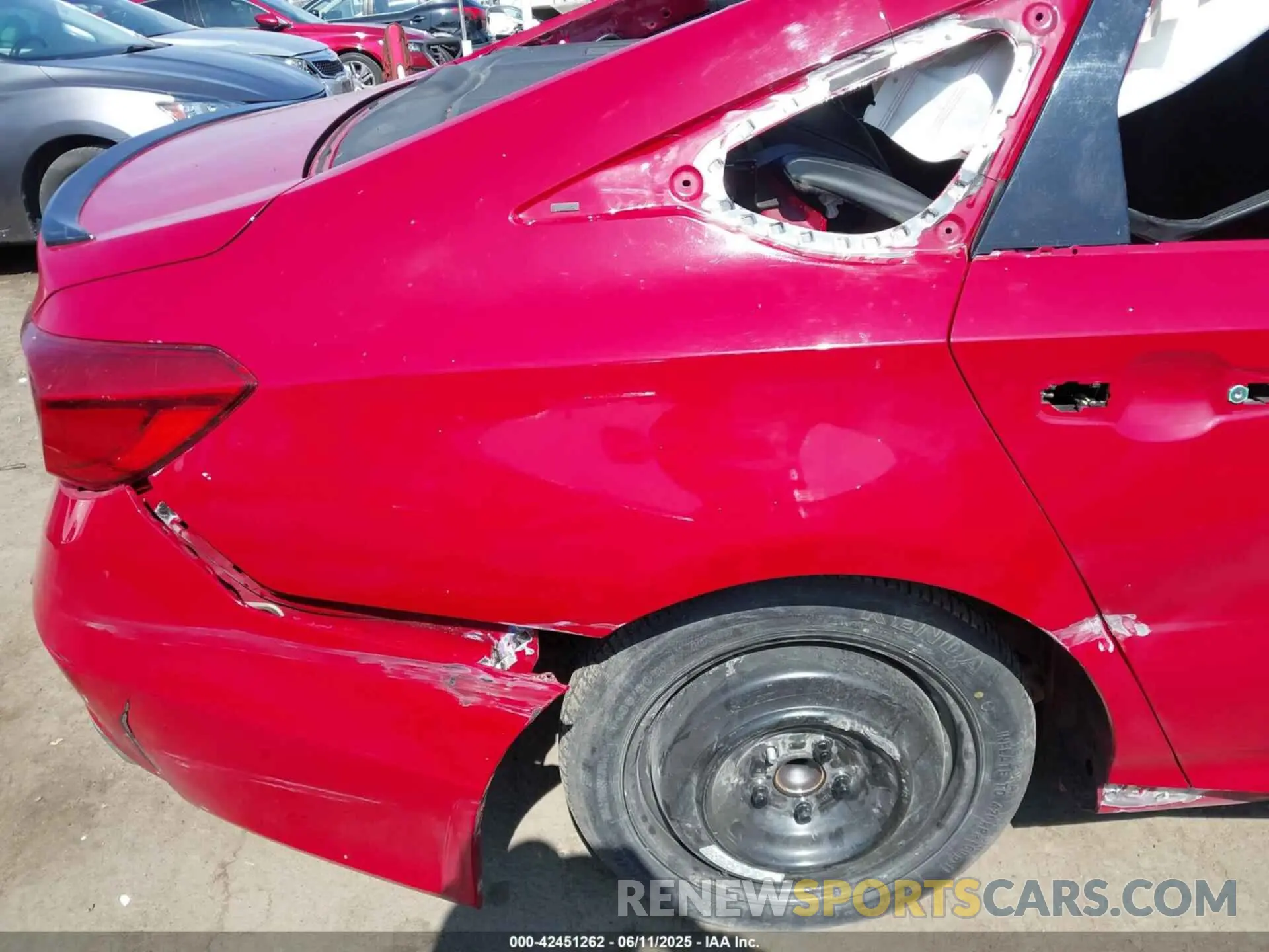 6 Фотография поврежденного автомобиля 1HGCV1F38NA018609 HONDA ACCORD 2022