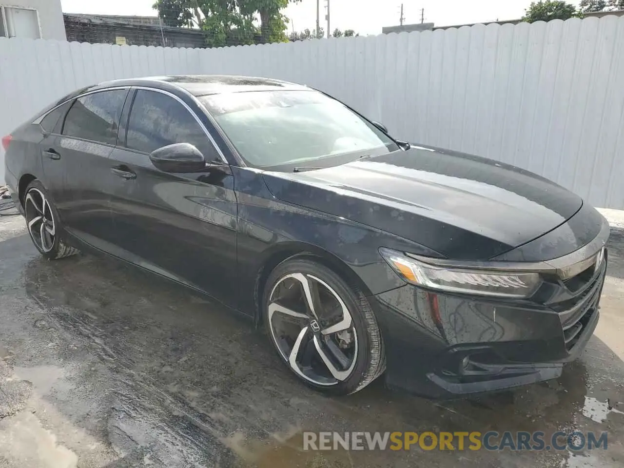 4 Фотография поврежденного автомобиля 1HGCV1F38NA054770 HONDA ACCORD 2022