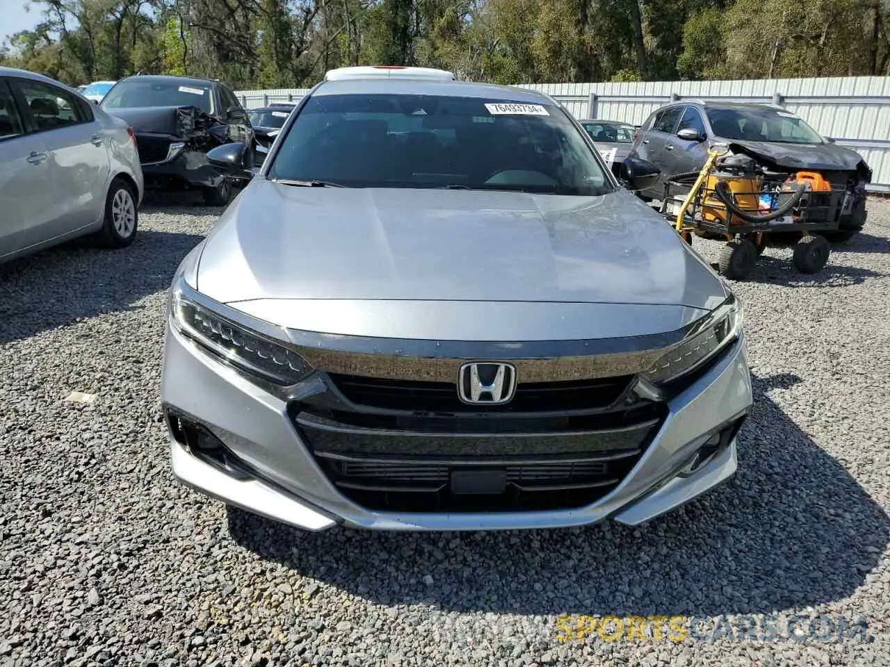 5 Фотография поврежденного автомобиля 1HGCV1F39NA000152 HONDA ACCORD 2022