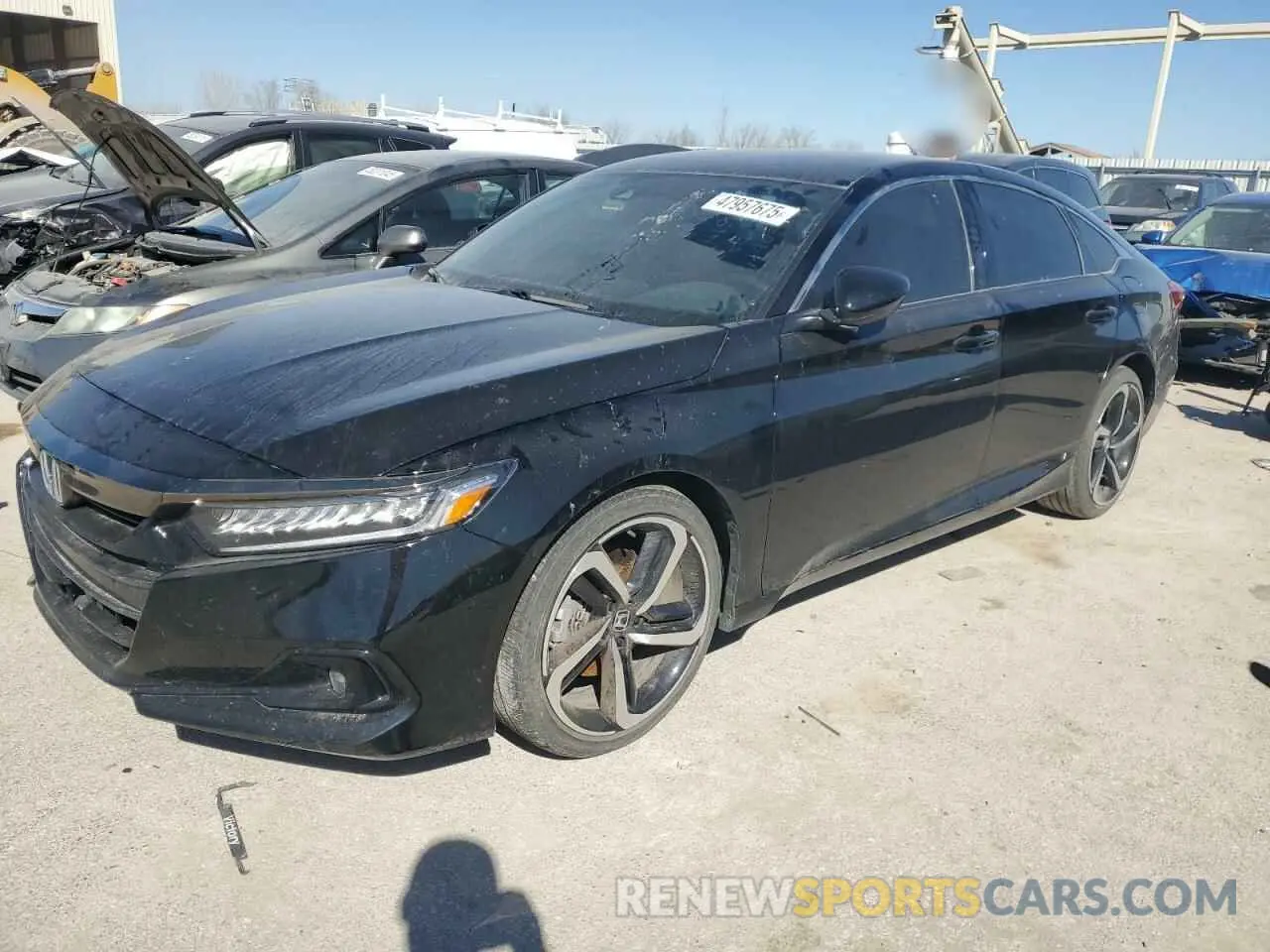 1 Photograph of a damaged car 1HGCV1F39NA10695X HONDA ACCORD 2022