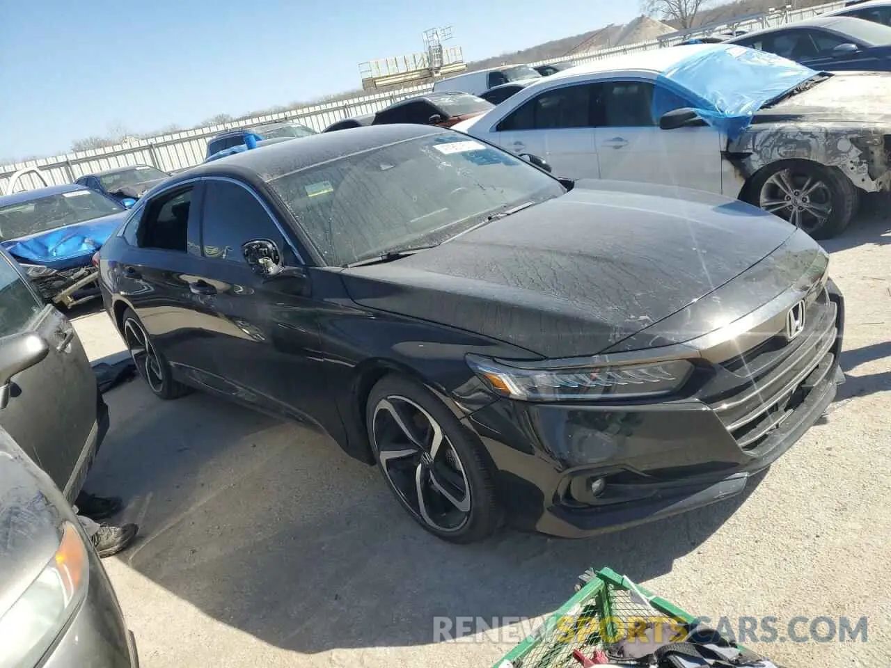 4 Photograph of a damaged car 1HGCV1F39NA10695X HONDA ACCORD 2022
