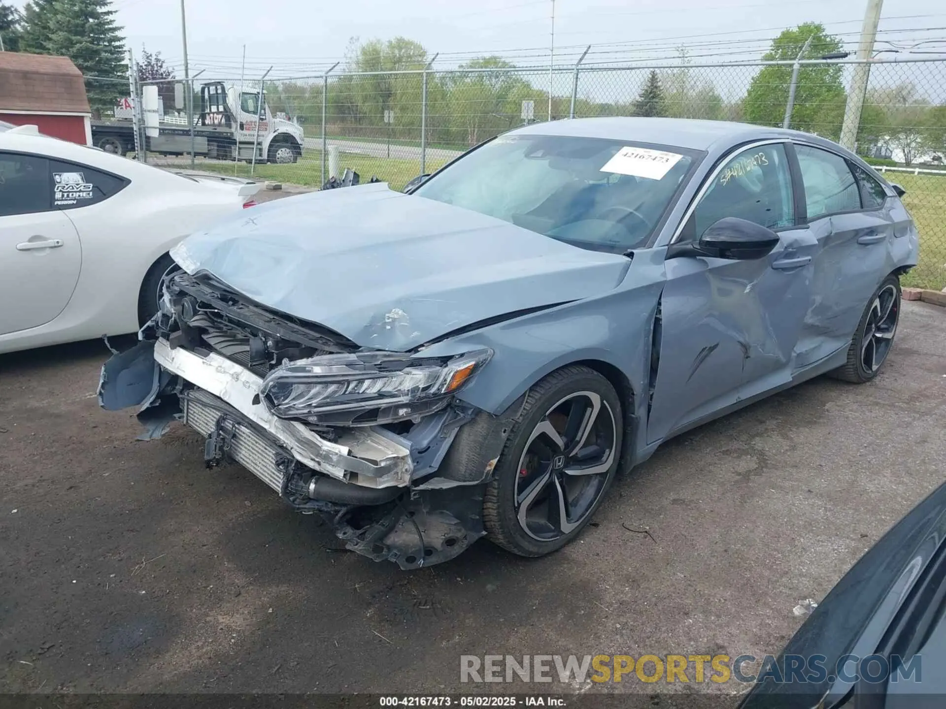 2 Photograph of a damaged car 1HGCV1F3XNA014044 HONDA ACCORD 2022