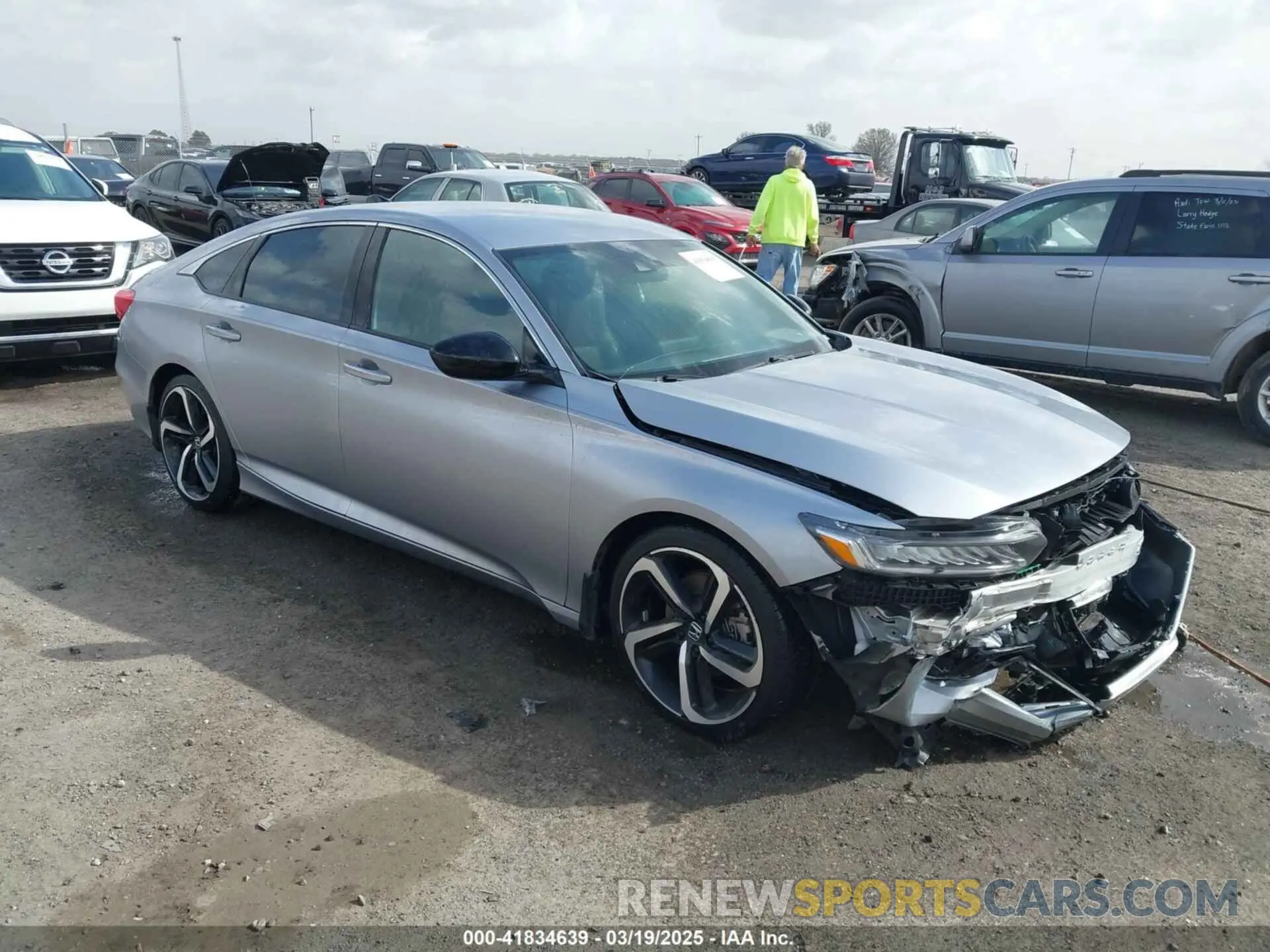 1 Photograph of a damaged car 1HGCV1F3XNA022001 HONDA ACCORD 2022