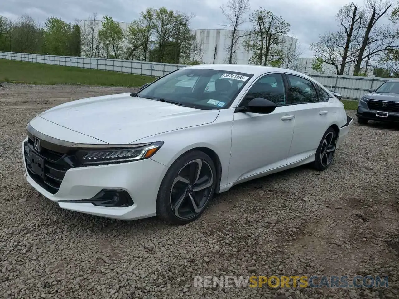 1 Photograph of a damaged car 1HGCV1F3XNA075894 HONDA ACCORD 2022