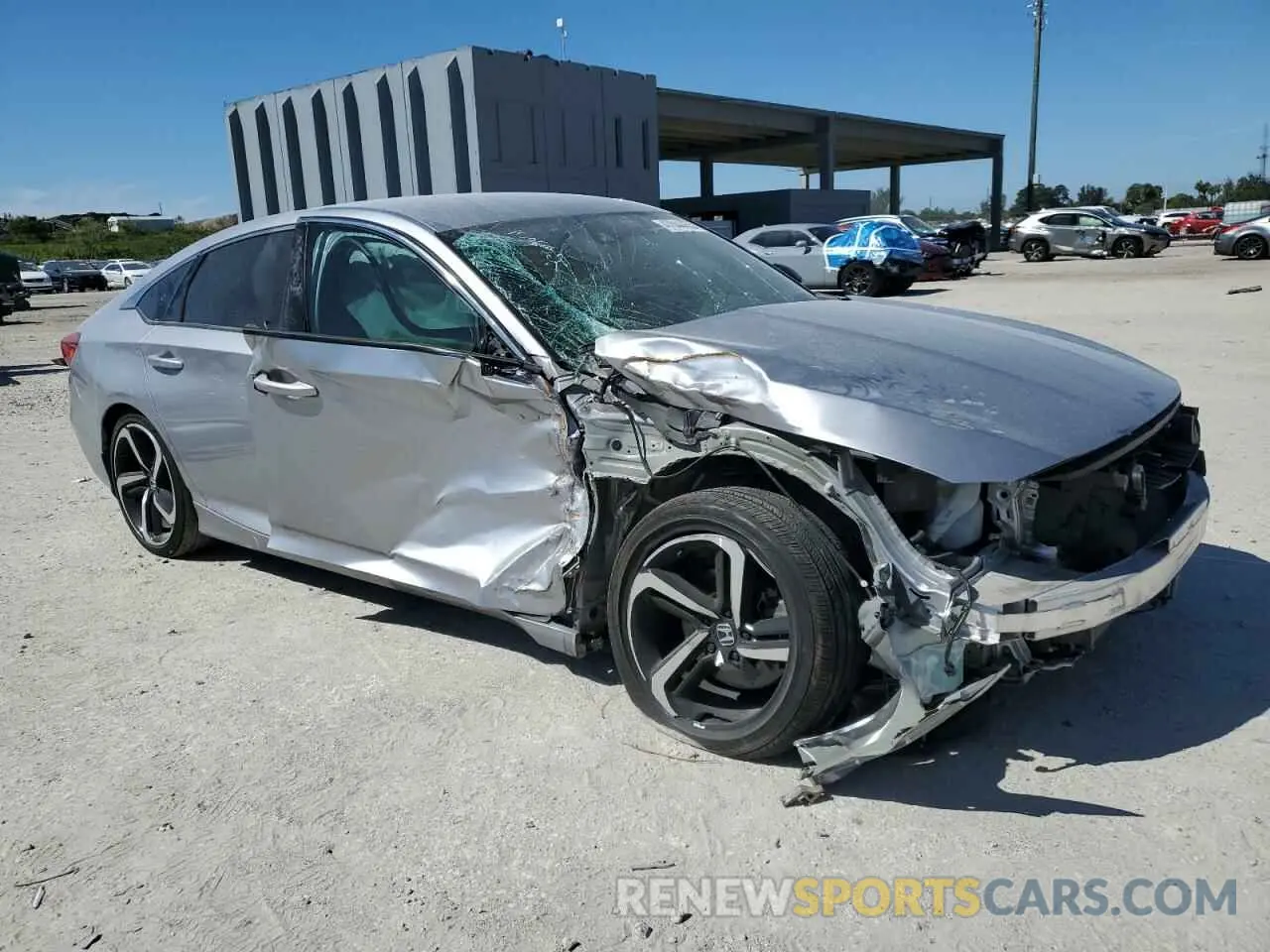 4 Photograph of a damaged car 1HGCV1F3XNA100602 HONDA ACCORD 2022