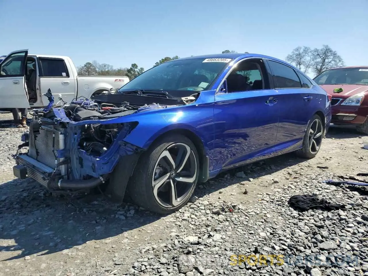 1 Photograph of a damaged car 1HGCV1F40NA112492 HONDA ACCORD 2022