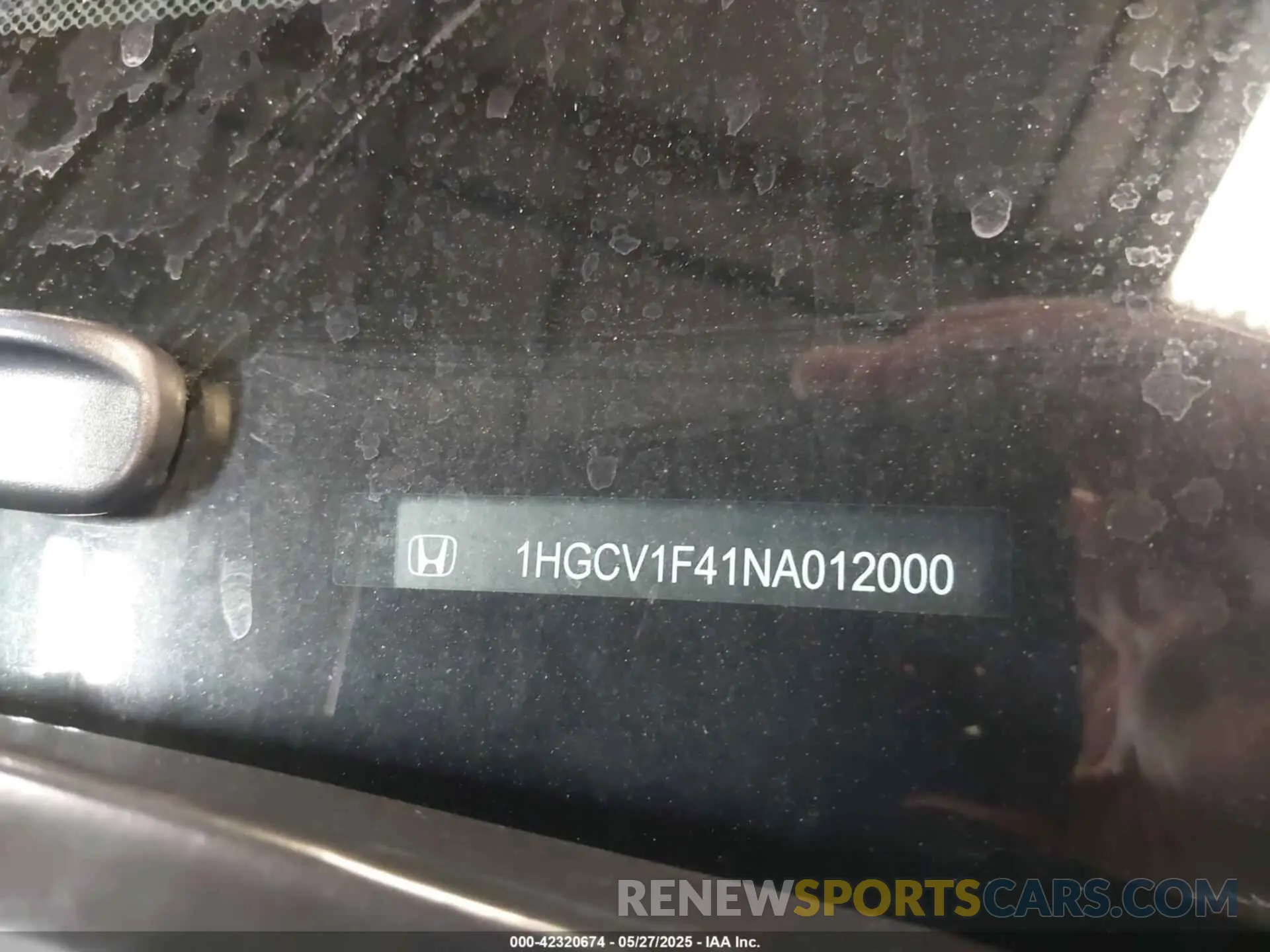 12 Photograph of a damaged car 1HGCV1F41NA012000 HONDA ACCORD 2022