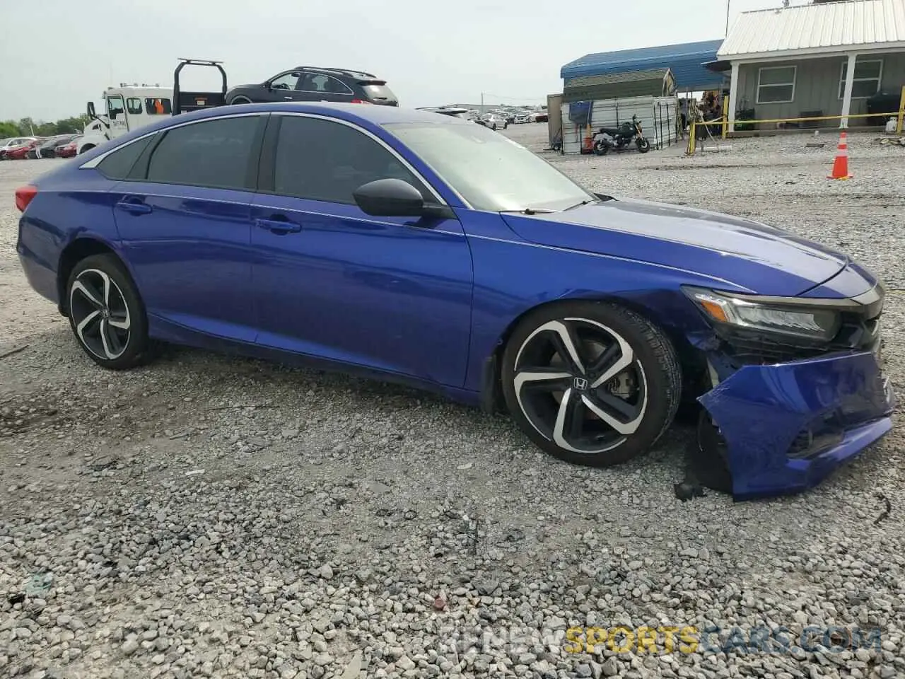 4 Фотография поврежденного автомобиля 1HGCV1F41NA091233 HONDA ACCORD 2022