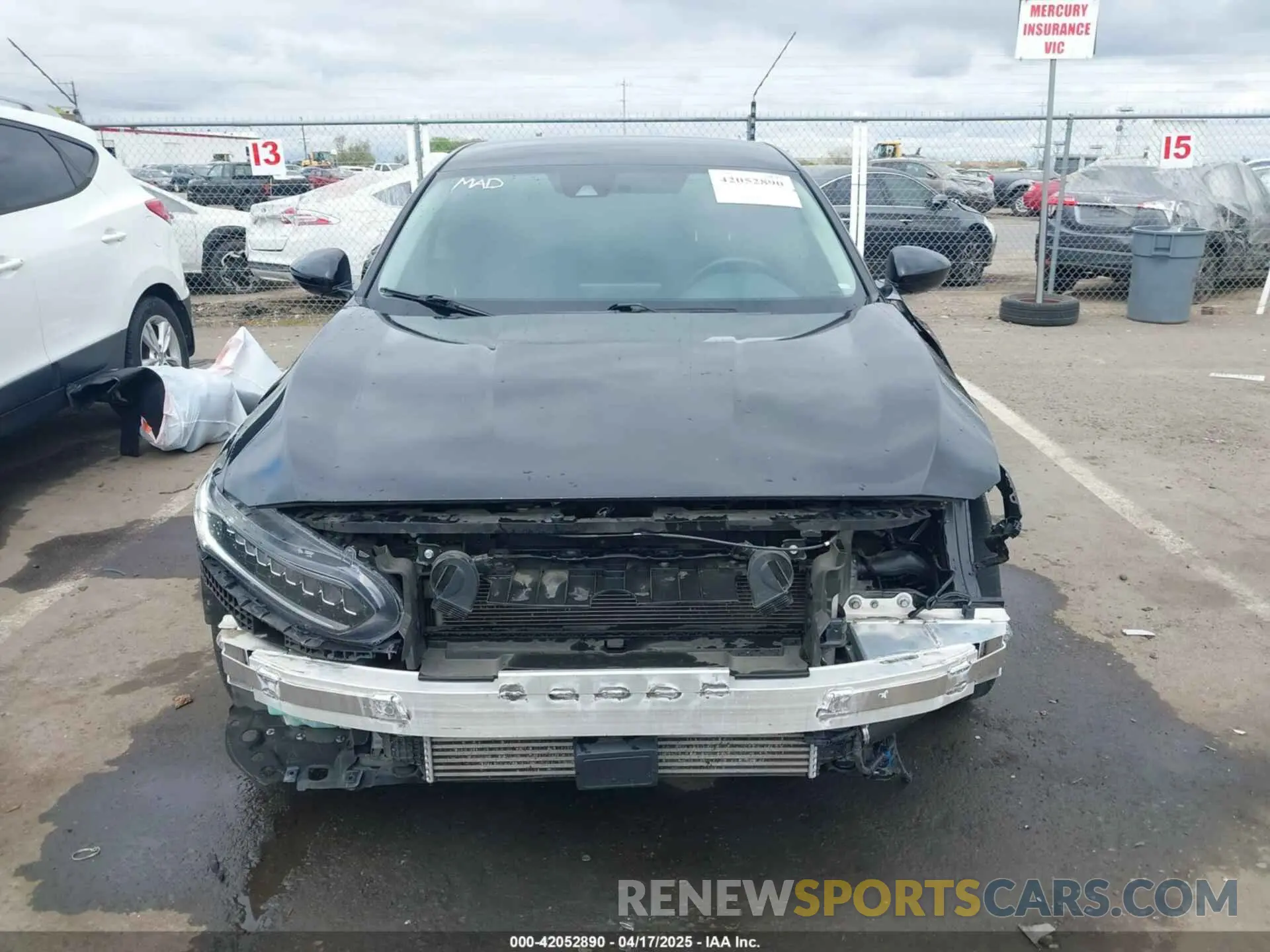 13 Photograph of a damaged car 1HGCV1F42NA014404 HONDA ACCORD 2022