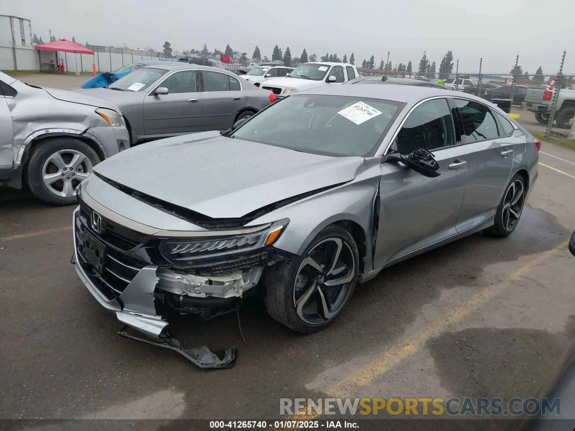 2 Фотография поврежденного автомобиля 1HGCV1F42NA073338 HONDA ACCORD 2022