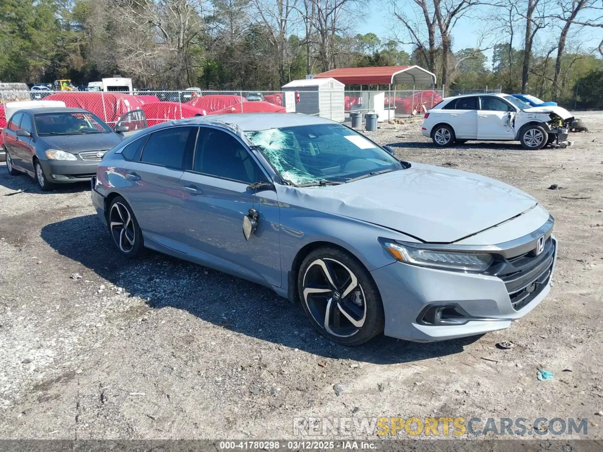 1 Photograph of a damaged car 1HGCV1F43NA007655 HONDA ACCORD 2022