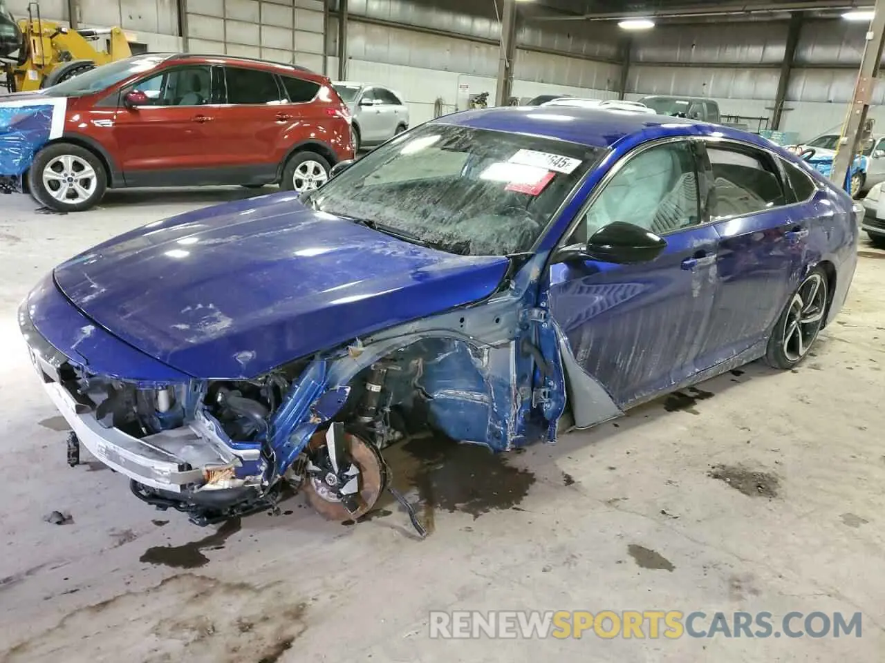 1 Photograph of a damaged car 1HGCV1F43NA025346 HONDA ACCORD 2022