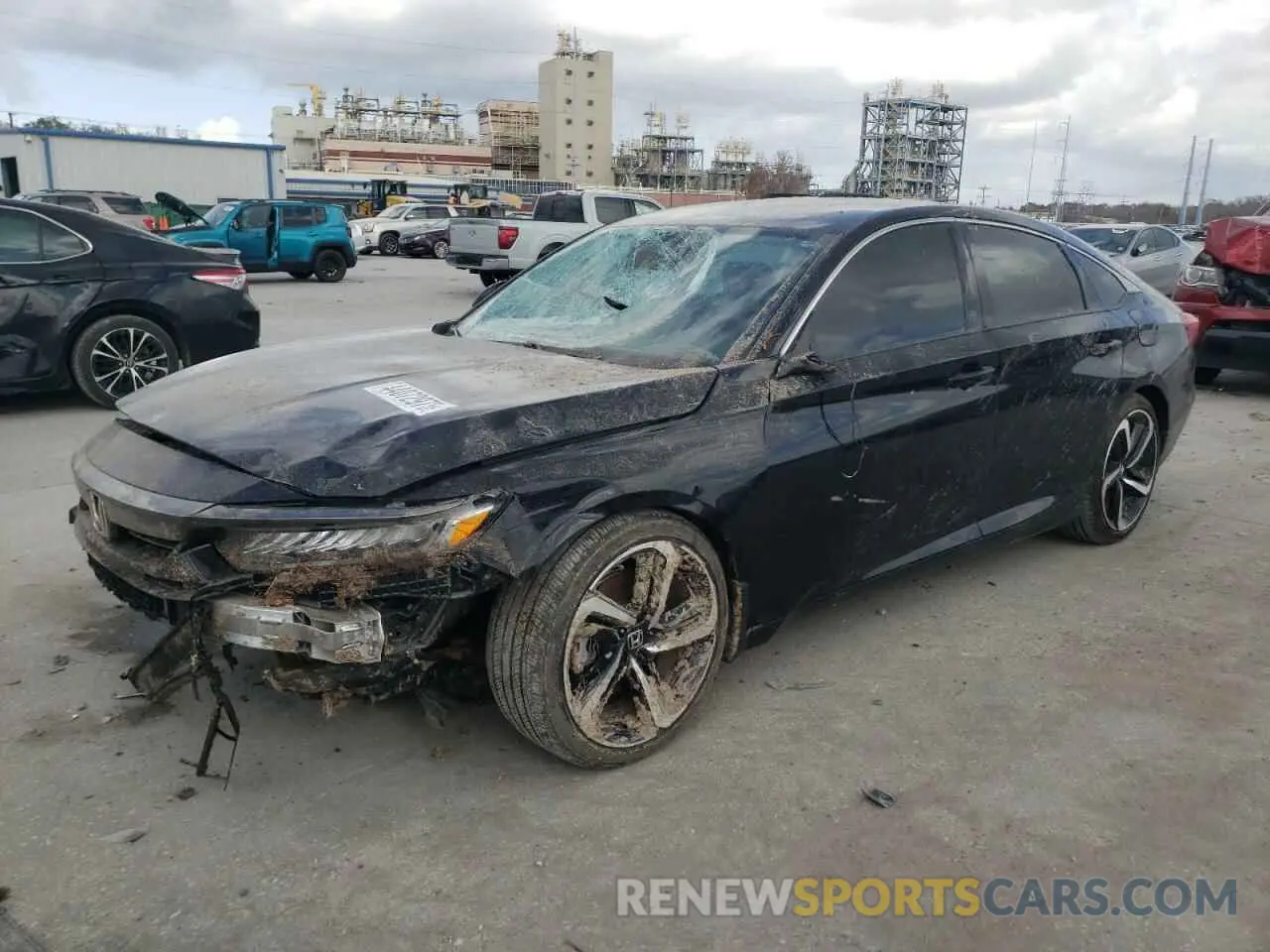1 Photograph of a damaged car 1HGCV1F43NA034502 HONDA ACCORD 2022