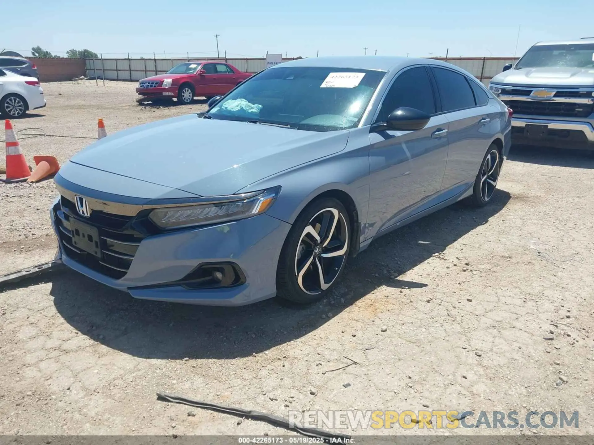 2 Photograph of a damaged car 1HGCV1F45NA042519 HONDA ACCORD 2022