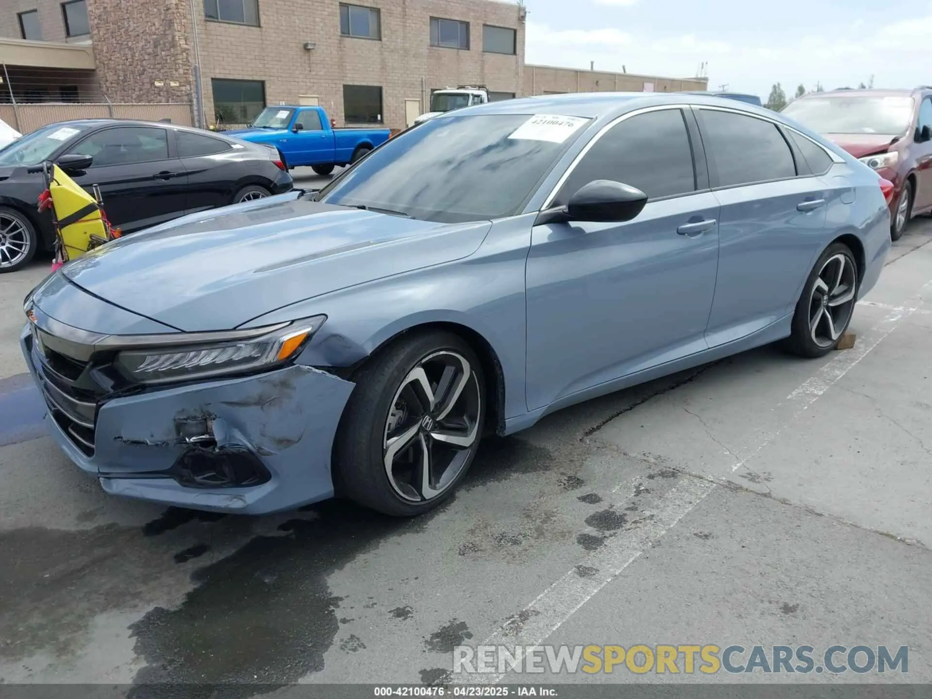 2 Фотография поврежденного автомобиля 1HGCV1F45NA056498 HONDA ACCORD 2022