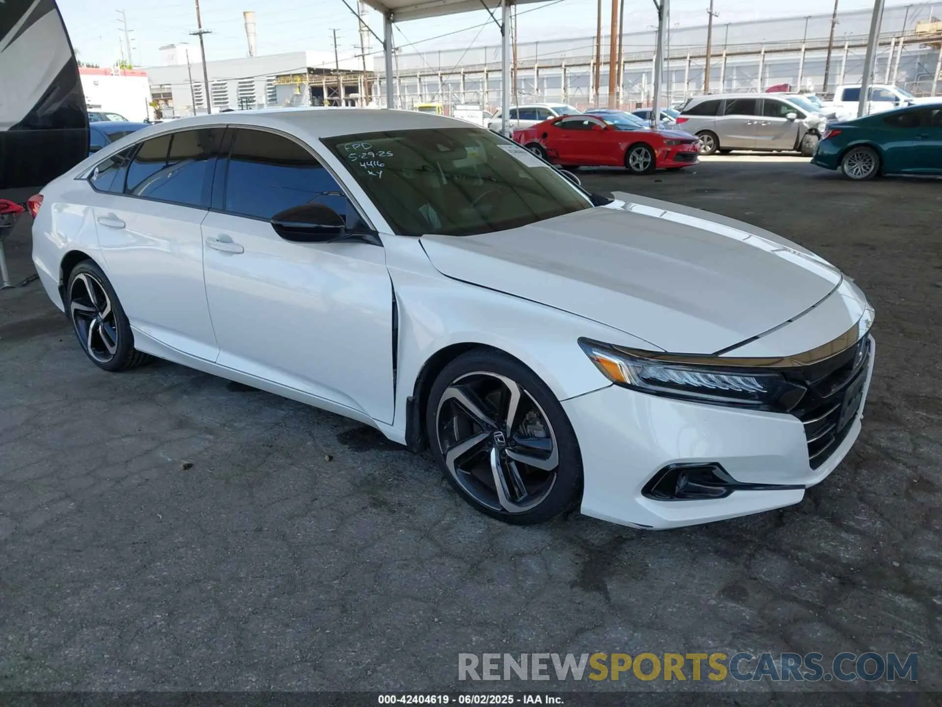 1 Photograph of a damaged car 1HGCV1F46NA001350 HONDA ACCORD 2022