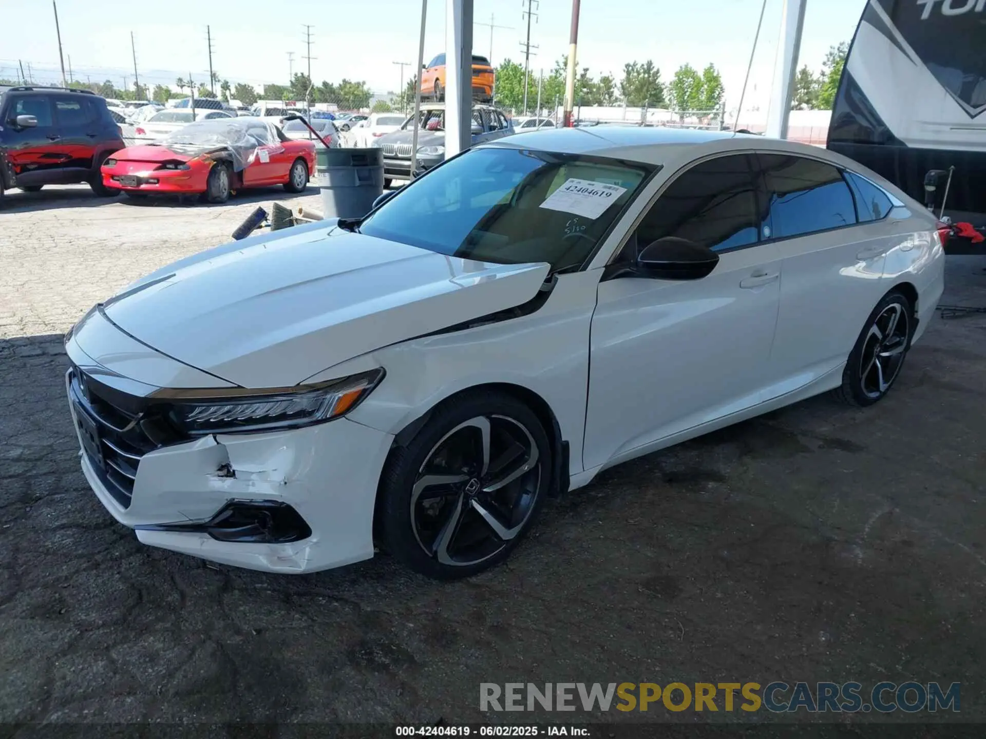2 Photograph of a damaged car 1HGCV1F46NA001350 HONDA ACCORD 2022