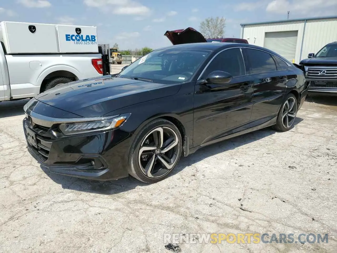 1 Photograph of a damaged car 1HGCV1F47NA021137 HONDA ACCORD 2022