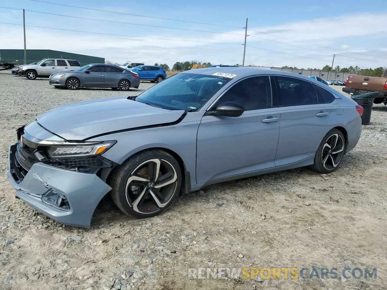 1 Photograph of a damaged car 1HGCV1F47NA034826 HONDA ACCORD 2022