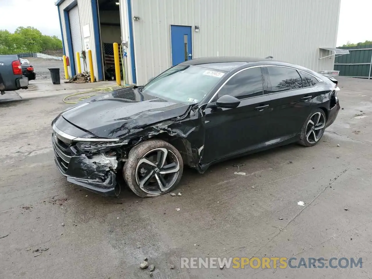 1 Photograph of a damaged car 1HGCV1F48NA043888 HONDA ACCORD 2022