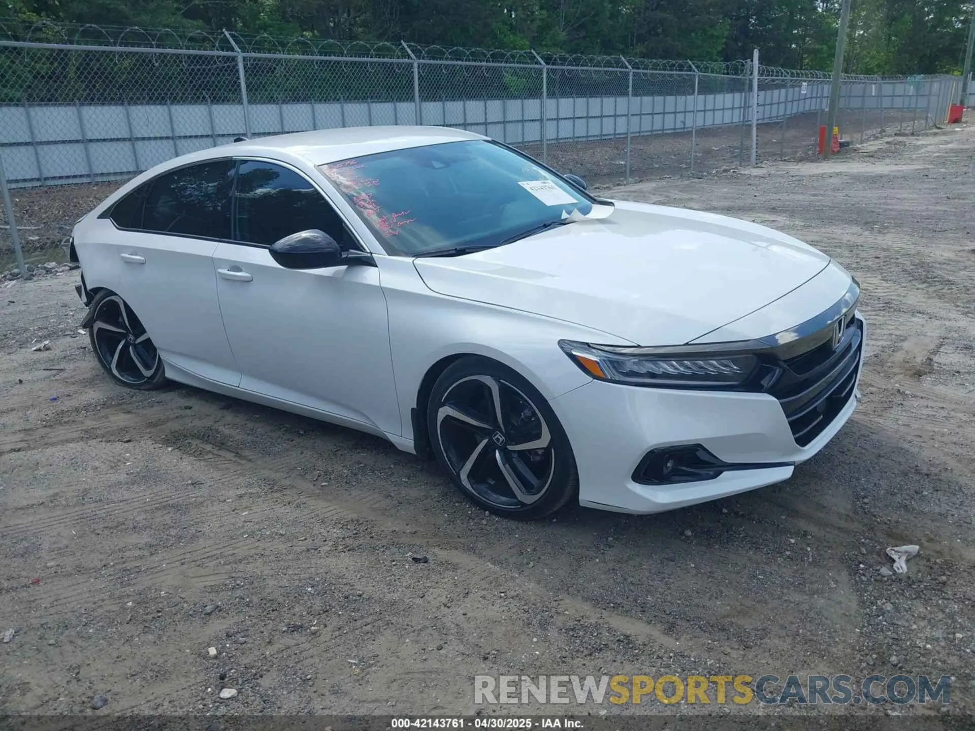 1 Photograph of a damaged car 1HGCV1F48NA067821 HONDA ACCORD 2022
