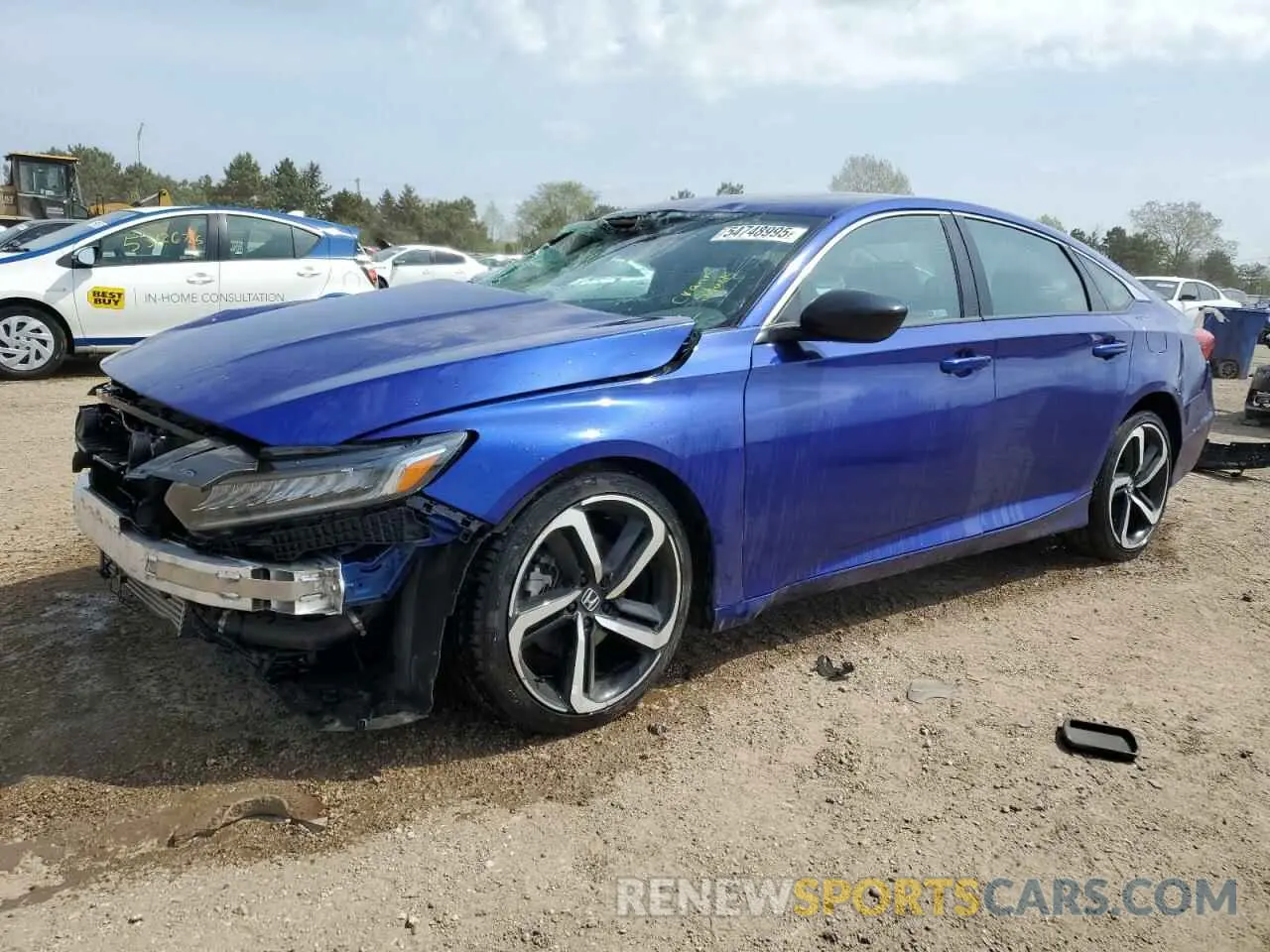 1 Photograph of a damaged car 1HGCV1F4XNA036599 HONDA ACCORD 2022