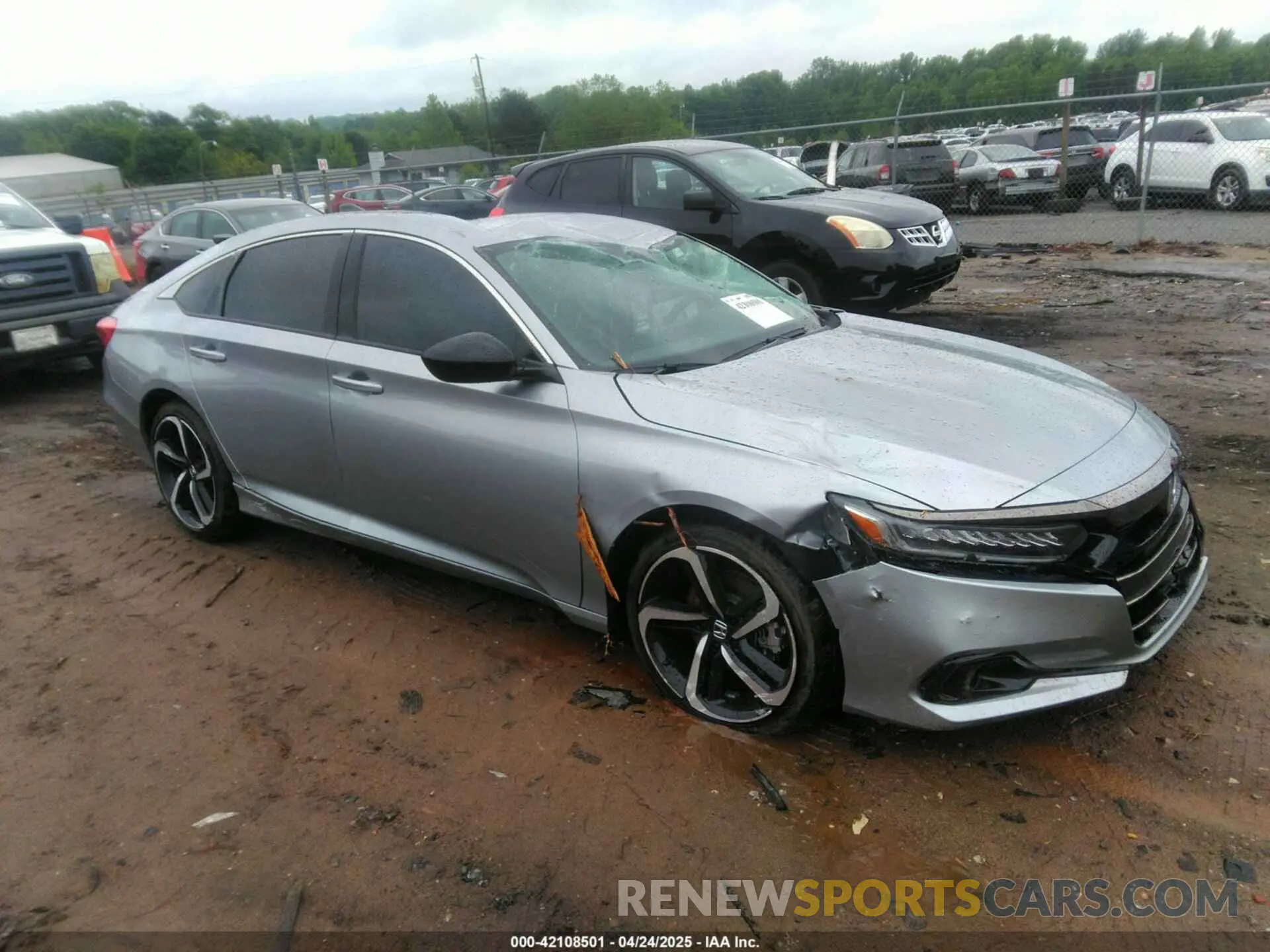 1 Photograph of a damaged car 1HGCV1F4XNA120194 HONDA ACCORD 2022