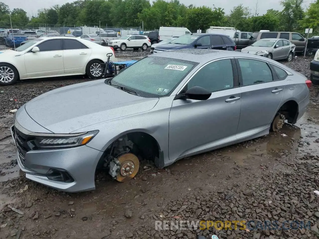 1 Photograph of a damaged car 1HGCV2F31NA008090 HONDA ACCORD 2022
