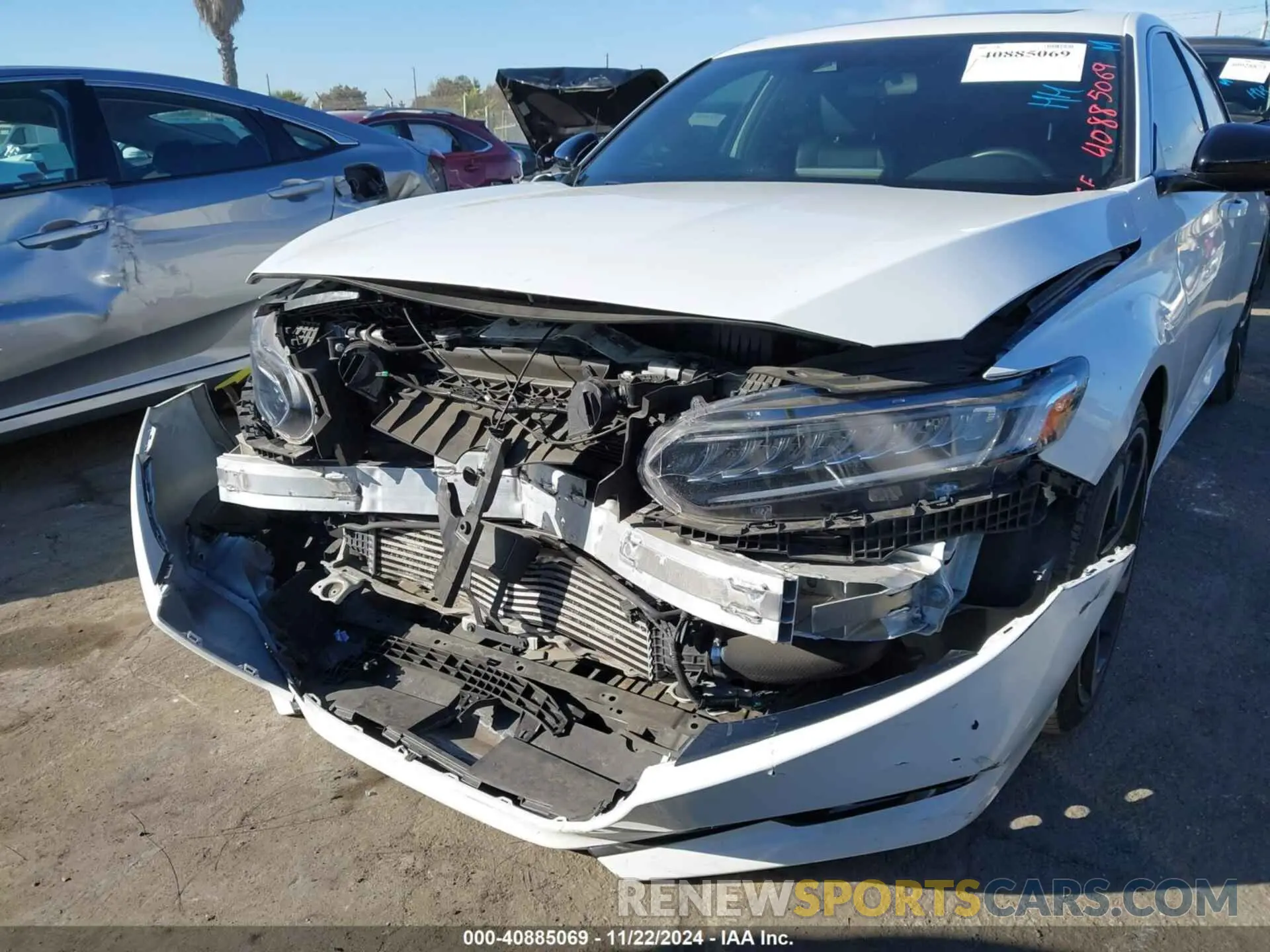 6 Фотография поврежденного автомобиля 1HGCV2F34NA019309 HONDA ACCORD 2022