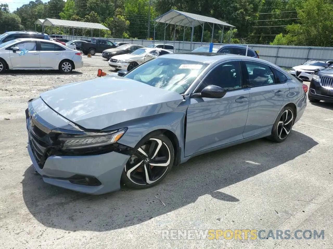 1 Photograph of a damaged car 1HGCV2F35NA019089 HONDA ACCORD 2022