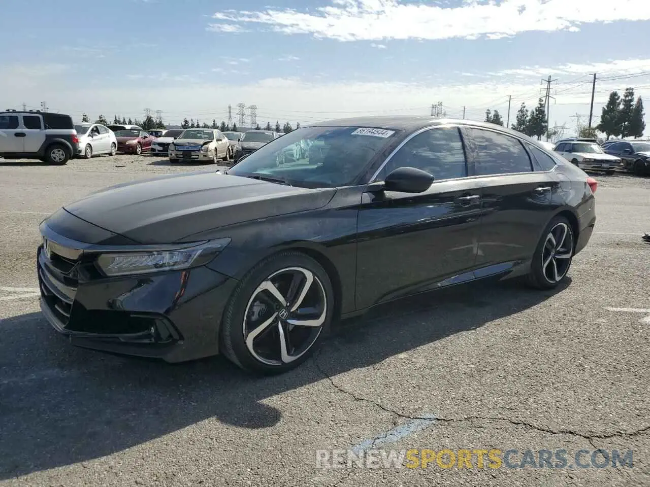 1 Photograph of a damaged car 1HGCV2F37NA016520 HONDA ACCORD 2022