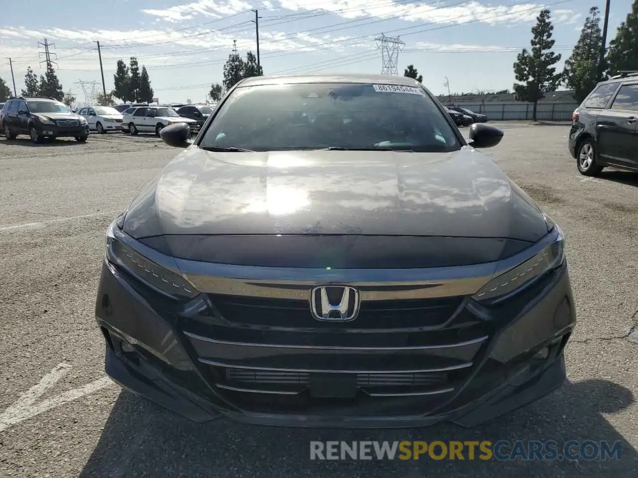 5 Photograph of a damaged car 1HGCV2F37NA016520 HONDA ACCORD 2022