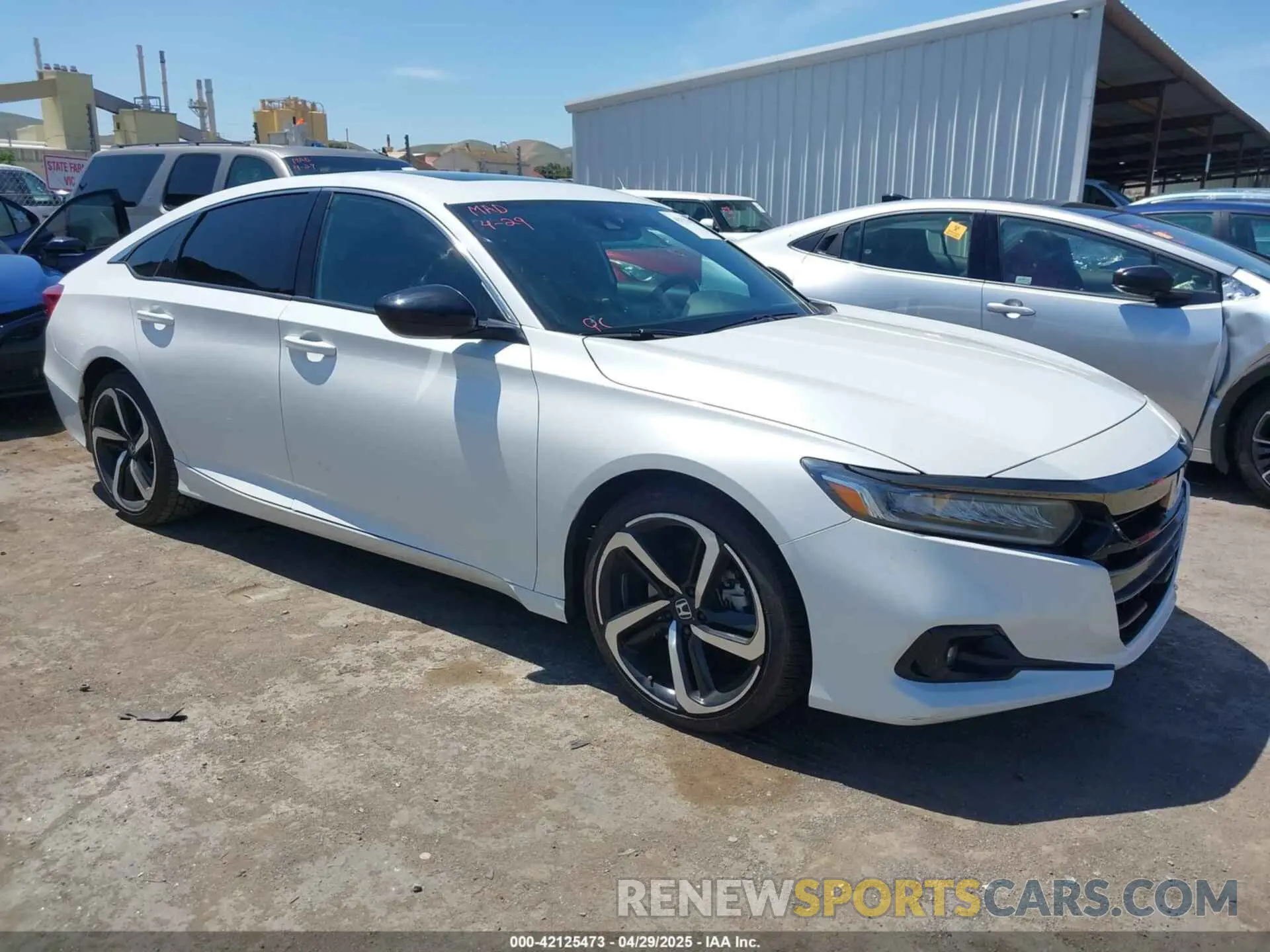 1 Photograph of a damaged car 1HGCV2F38NA011200 HONDA ACCORD 2022