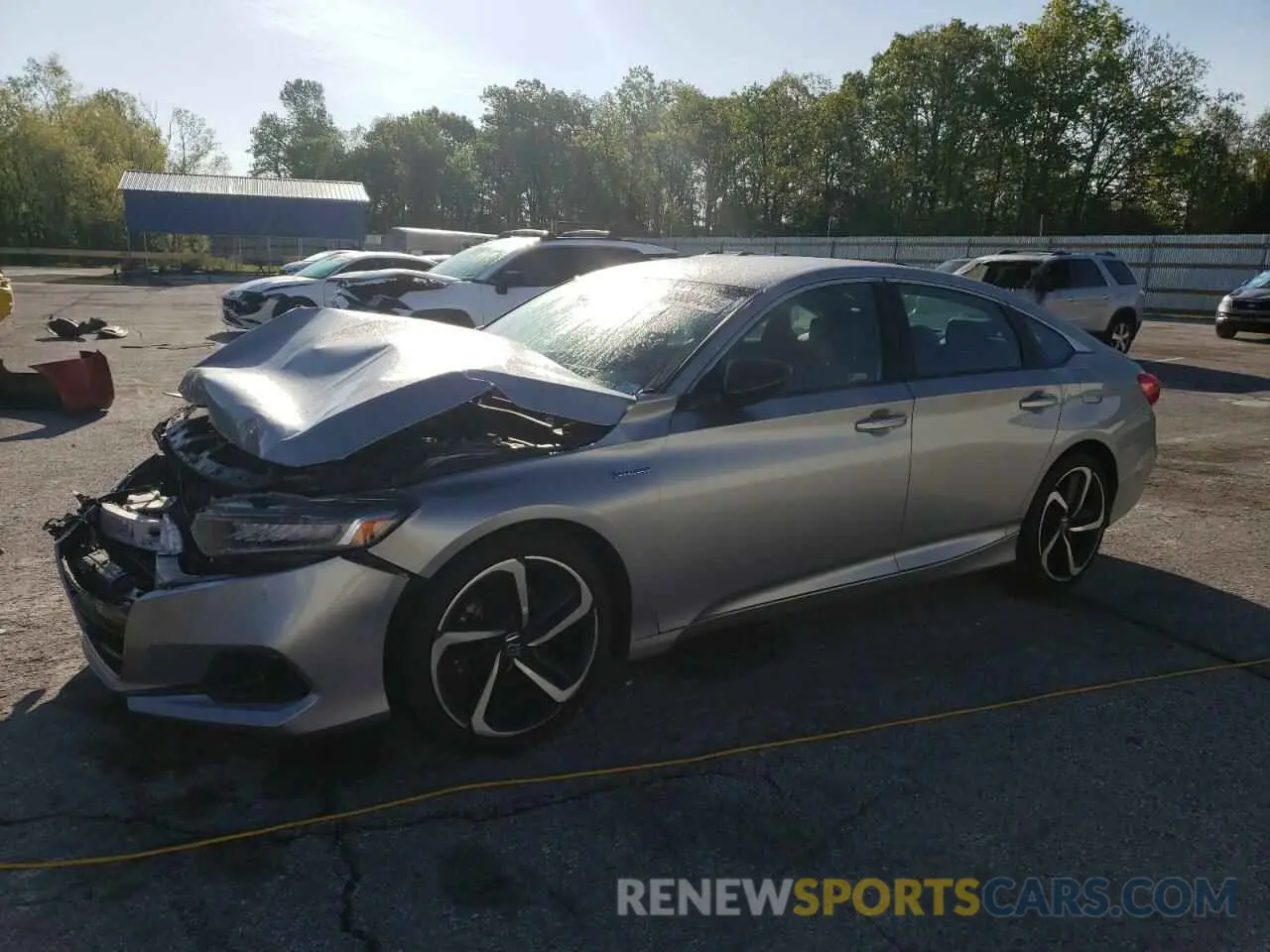 1 Photograph of a damaged car 1HGCV3F21NA014596 HONDA ACCORD 2022