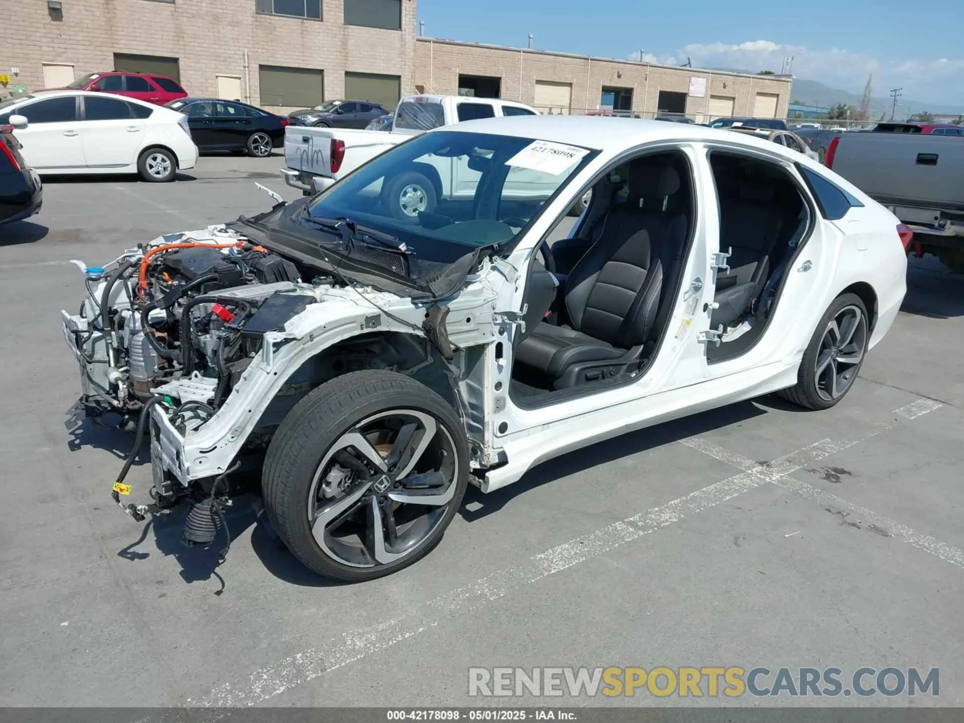 2 Фотография поврежденного автомобиля 1HGCV3F21NA020494 HONDA ACCORD 2022