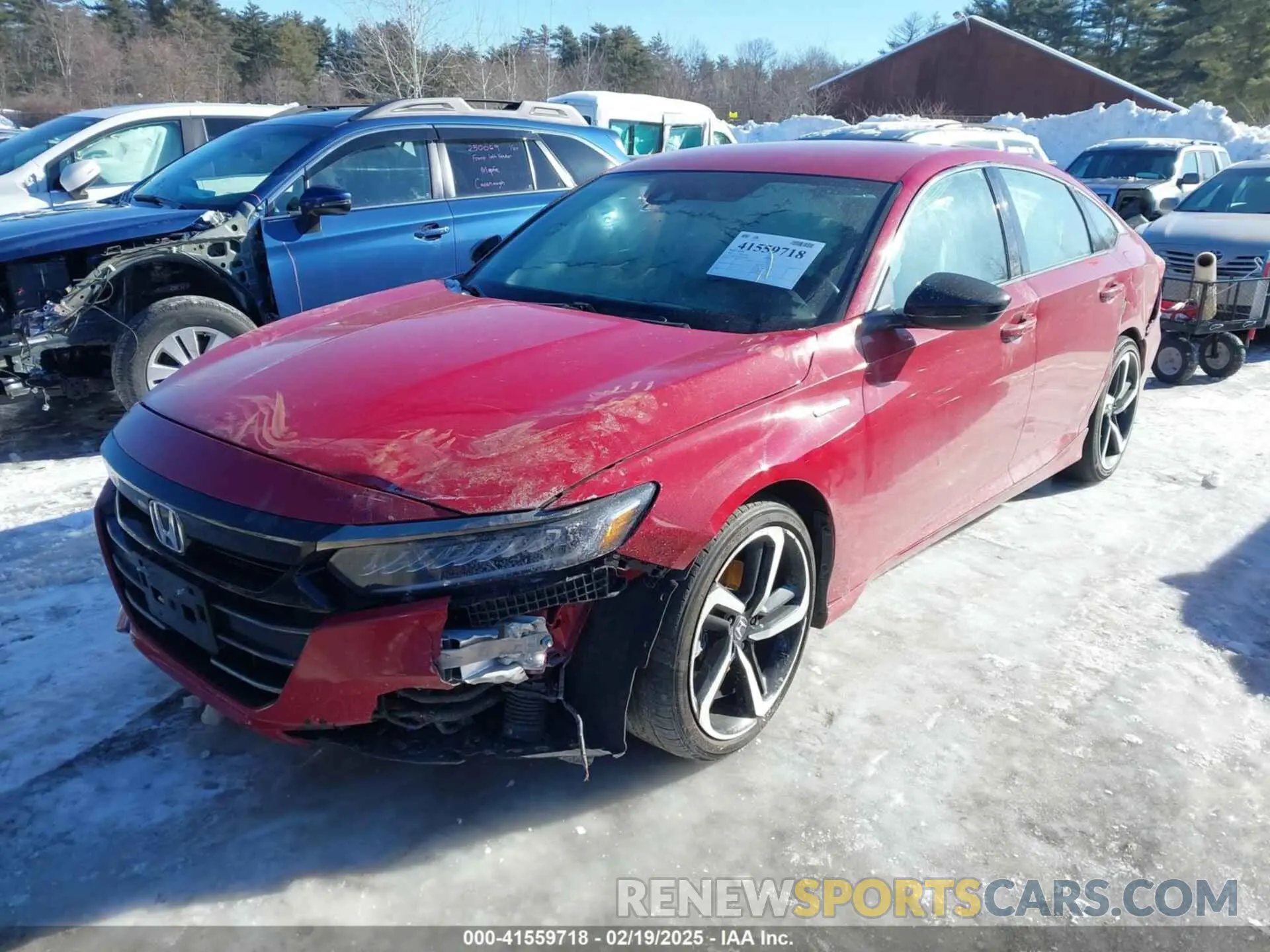 2 Фотография поврежденного автомобиля 1HGCV3F22NA026725 HONDA ACCORD 2022