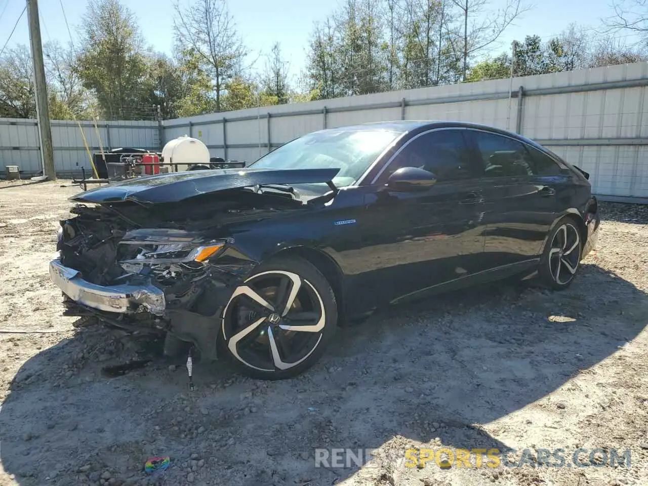 1 Photograph of a damaged car 1HGCV3F22NA030337 HONDA ACCORD 2022